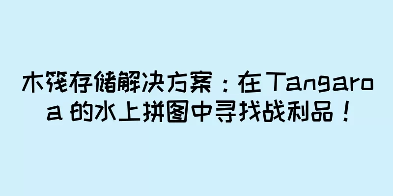 木筏存储解决方案：在 Tangaroa 的水上拼图中寻找战利品！